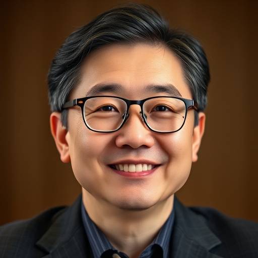 김민준 교수의 사진. 안경을 쓰고 따뜻한 미소를 짓고 있다.